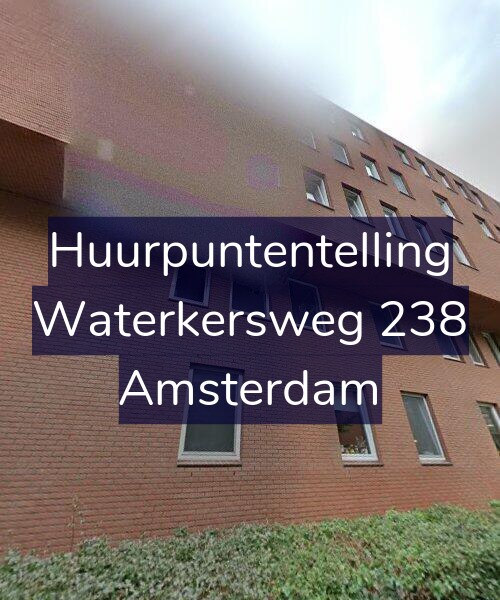 Foto gevel Huurpuntentelling voor Waterkersweg 238, Amsterdam