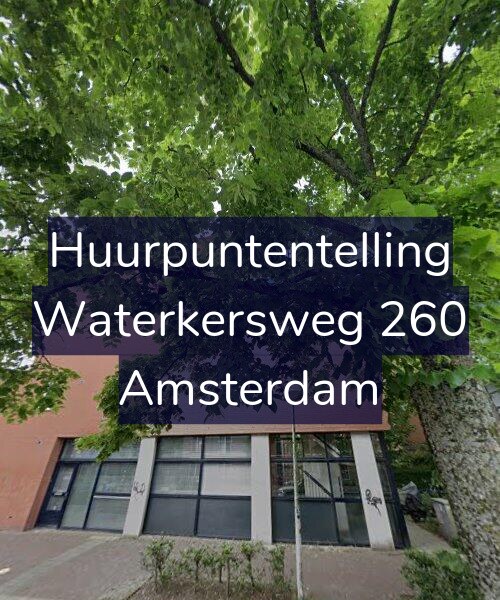 Foto gevel Huurpuntentelling voor Waterkersweg 260, Amsterdam