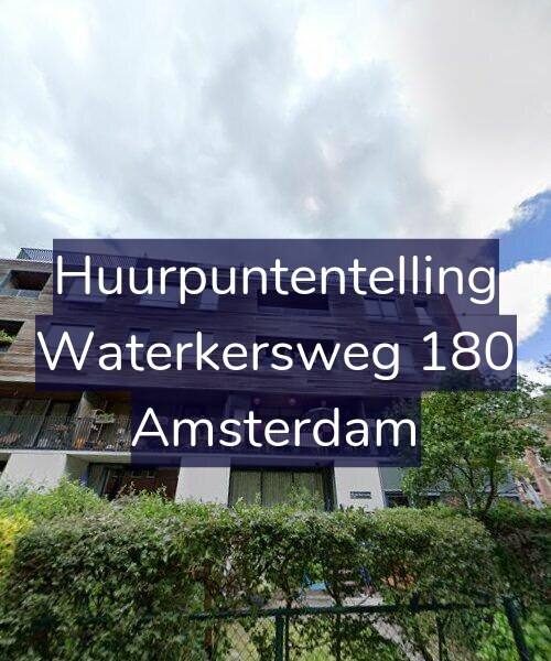 Foto gevel Huurpuntentelling voor Waterkersweg 180, Amsterdam