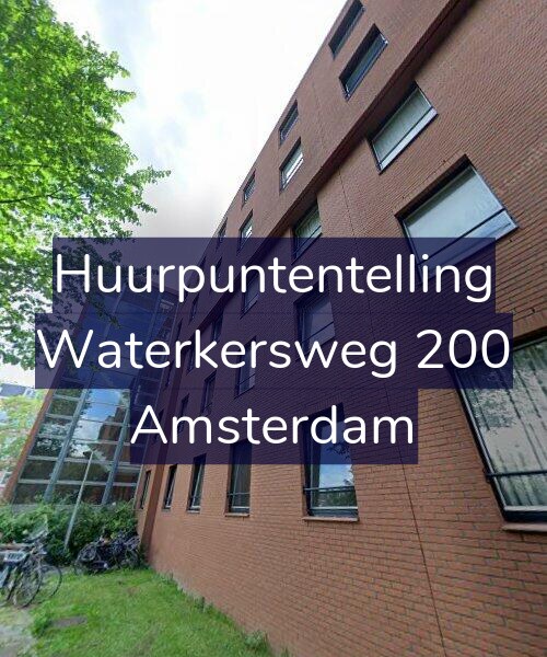 Foto gevel Huurpuntentelling voor Waterkersweg 200, Amsterdam