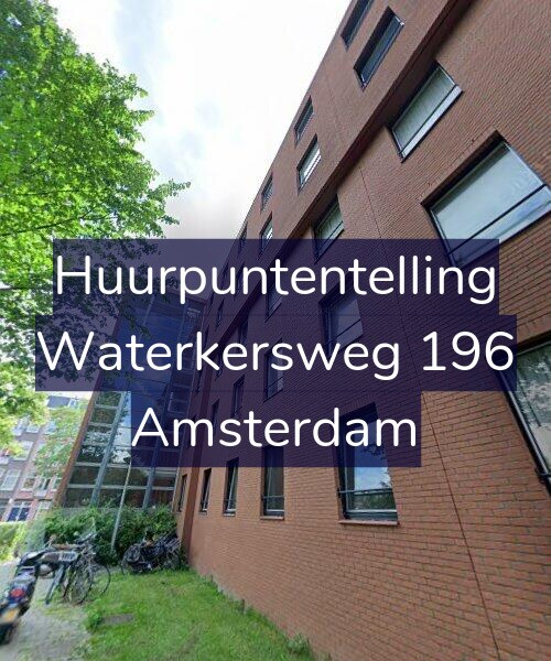 Foto gevel Huurpuntentelling voor Waterkersweg 196, Amsterdam