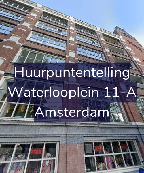 Foto gevel Huurpuntentelling voor Waterlooplein 11-A, Amsterdam