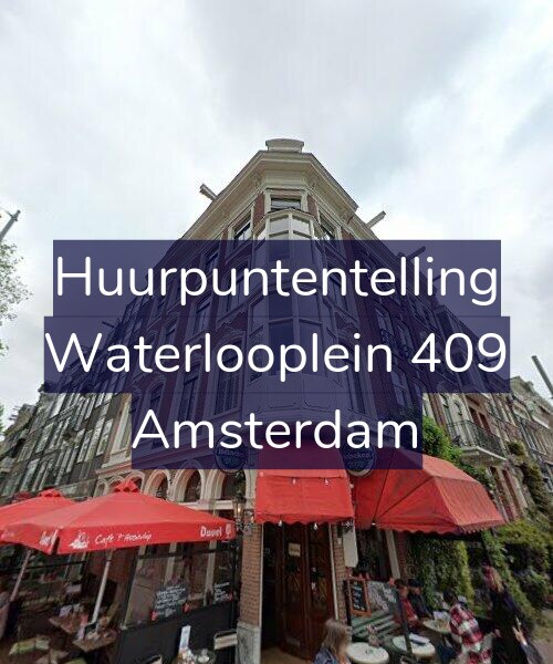 Foto gevel Huurpuntentelling voor Waterlooplein 409, Amsterdam