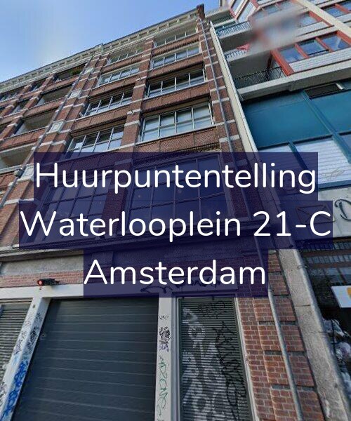 Foto gevel Huurpuntentelling voor Waterlooplein 21-C, Amsterdam