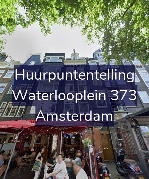 Foto gevel Huurpuntentelling voor Waterlooplein 373, Amsterdam
