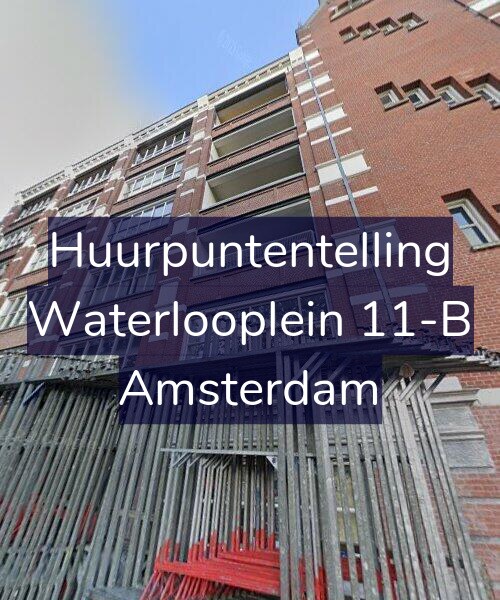 Foto gevel Huurpuntentelling voor Waterlooplein 11-B, Amsterdam