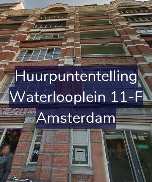 Foto gevel Huurpuntentelling voor Waterlooplein 11-F, Amsterdam
