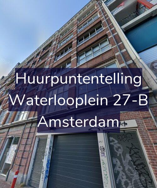 Foto gevel Huurpuntentelling voor Waterlooplein 27-B, Amsterdam