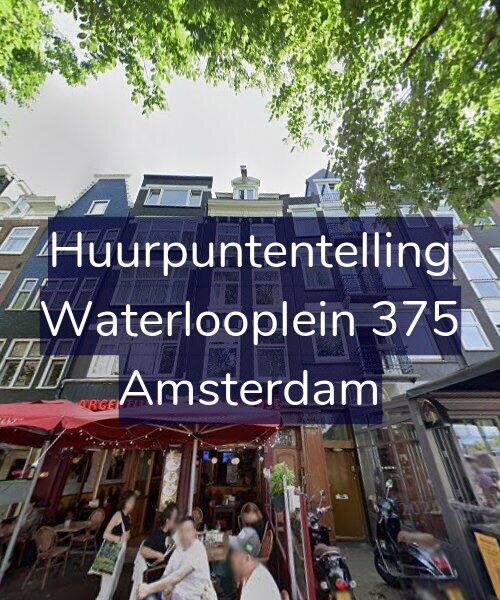 Foto gevel Huurpuntentelling voor Waterlooplein 375, Amsterdam