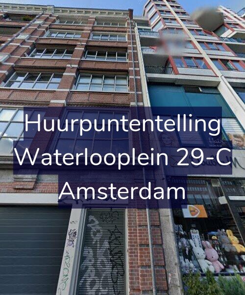 Foto gevel Huurpuntentelling voor Waterlooplein 29-C, Amsterdam