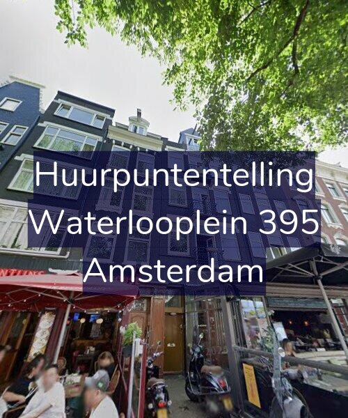 Foto gevel Huurpuntentelling voor Waterlooplein 395, Amsterdam
