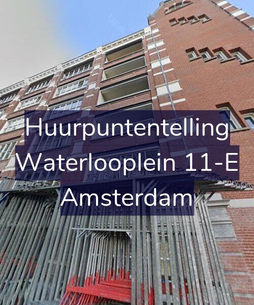 Foto gevel Huurpuntentelling voor Waterlooplein 11-E, Amsterdam