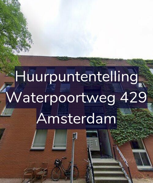 Foto gevel Huurpuntentelling voor Waterpoortweg 429, Amsterdam