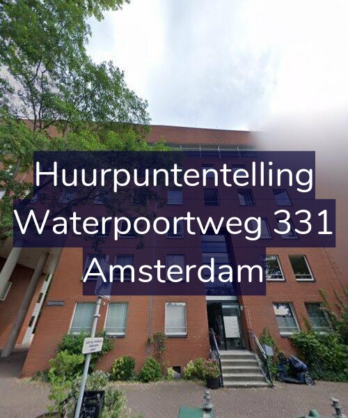 Foto gevel Huurpuntentelling voor Waterpoortweg 331, Amsterdam