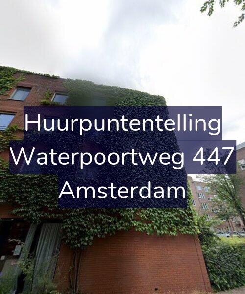 Foto gevel Huurpuntentelling voor Waterpoortweg 447, Amsterdam