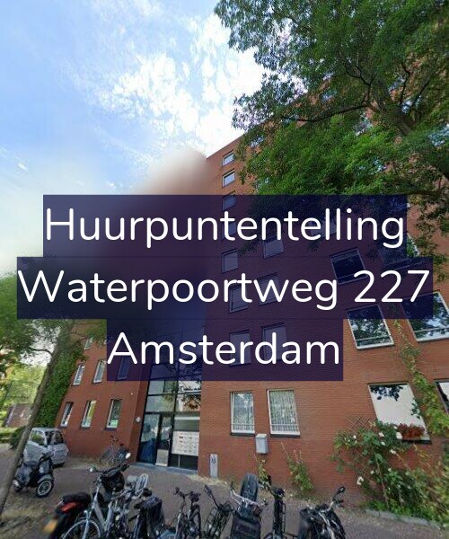 Foto gevel Huurpuntentelling voor Waterpoortweg 227, Amsterdam