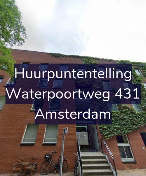 Foto gevel Huurpuntentelling voor Waterpoortweg 431, Amsterdam