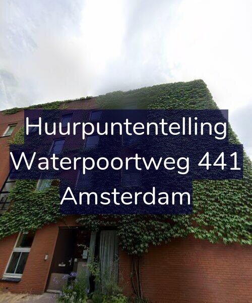 Foto gevel Huurpuntentelling voor Waterpoortweg 441, Amsterdam