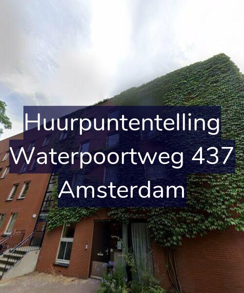 Foto gevel Huurpuntentelling voor Waterpoortweg 437, Amsterdam
