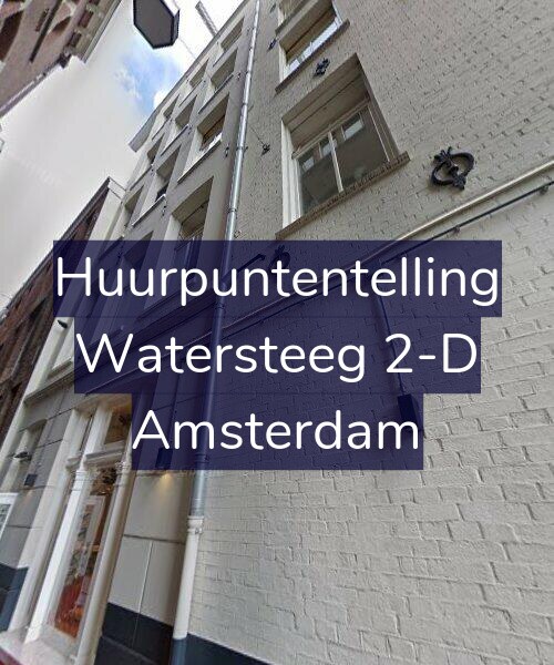 Foto gevel Huurpuntentelling voor Watersteeg 2-D, Amsterdam