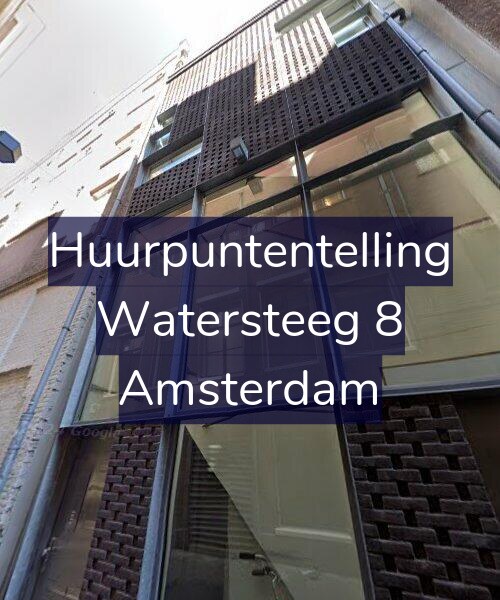 Foto gevel Huurpuntentelling voor Watersteeg 8, Amsterdam