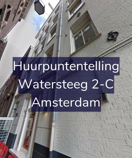 Foto gevel Huurpuntentelling voor Watersteeg 2-C, Amsterdam