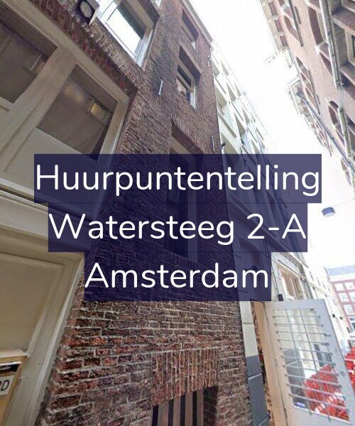 Foto gevel Huurpuntentelling voor Watersteeg 2-A, Amsterdam