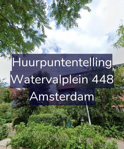 Foto gevel Huurpuntentelling voor Watervalplein 448, Amsterdam