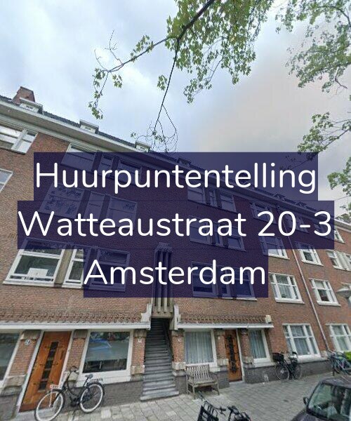 Foto gevel Huurpuntentelling voor Watteaustraat 20-3, Amsterdam