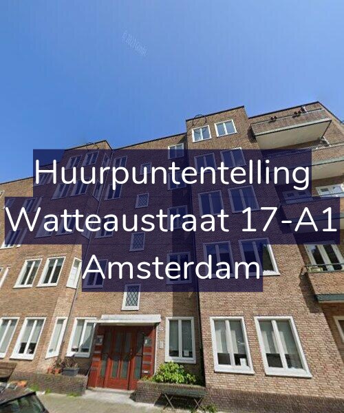 Foto gevel Huurpuntentelling voor Watteaustraat 17-A1, Amsterdam