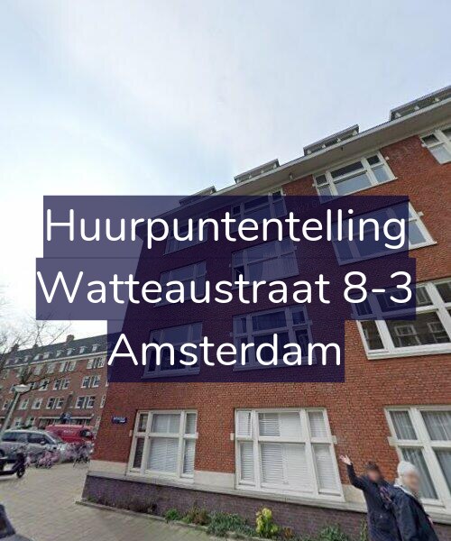 Foto gevel Huurpuntentelling voor Watteaustraat 8-3, Amsterdam