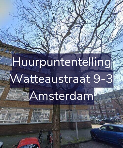Foto gevel Huurpuntentelling voor Watteaustraat 9-3, Amsterdam