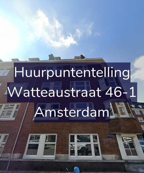 Foto gevel Huurpuntentelling voor Watteaustraat 46-1, Amsterdam