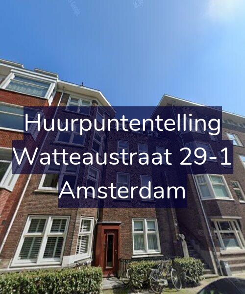 Foto gevel Huurpuntentelling voor Watteaustraat 29-1, Amsterdam