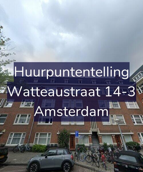 Foto gevel Huurpuntentelling voor Watteaustraat 14-3, Amsterdam