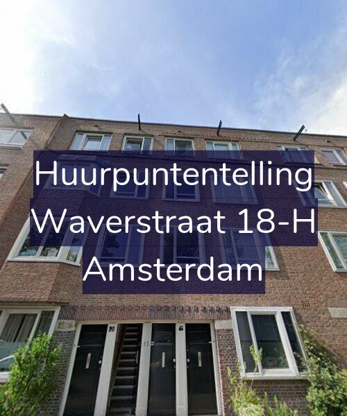 Foto gevel Huurpuntentelling voor Waverstraat 18-H, Amsterdam
