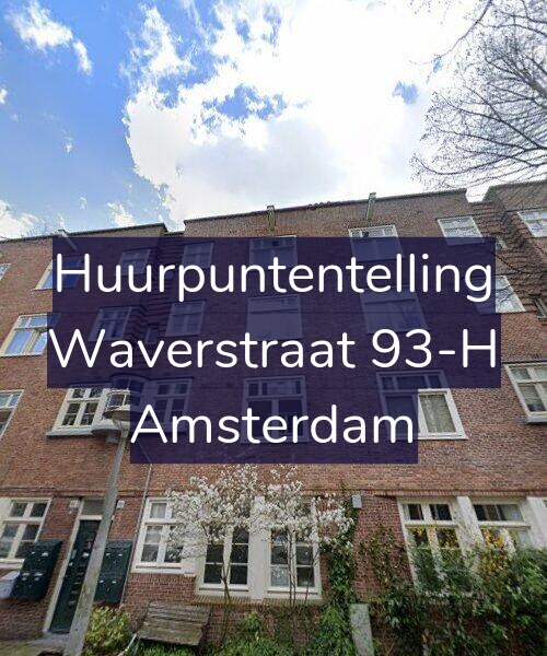 Foto gevel Huurpuntentelling voor Waverstraat 93-H, Amsterdam