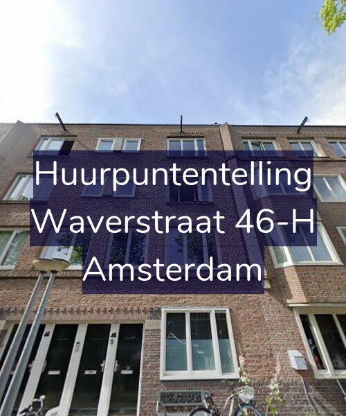 Foto gevel Huurpuntentelling voor Waverstraat 46-H, Amsterdam