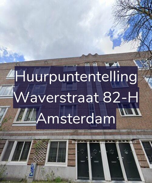 Foto gevel Huurpuntentelling voor Waverstraat 82-H, Amsterdam