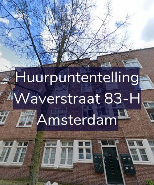 Foto gevel Huurpuntentelling voor Waverstraat 83-H, Amsterdam