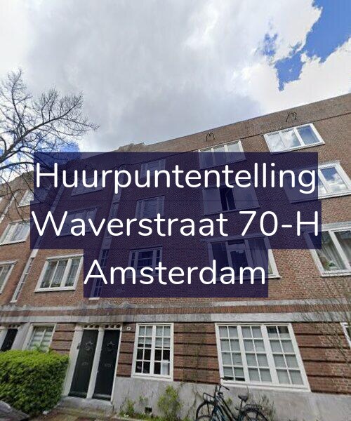 Foto gevel Huurpuntentelling voor Waverstraat 70-H, Amsterdam