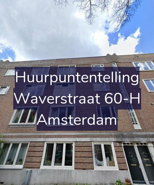 Foto gevel Huurpuntentelling voor Waverstraat 60-H, Amsterdam