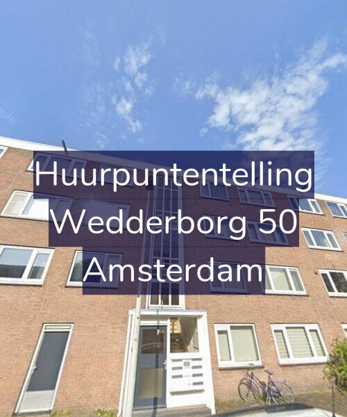 Foto gevel Huurpuntentelling voor Wedderborg 50, Amsterdam