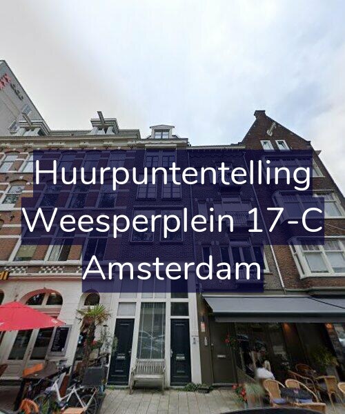 Foto gevel Huurpuntentelling voor Weesperplein 17-C, Amsterdam