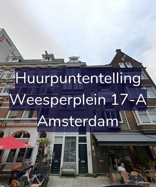 Foto gevel Huurpuntentelling voor Weesperplein 17-A, Amsterdam