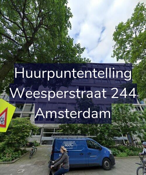 Foto gevel Huurpuntentelling voor Weesperstraat 244, Amsterdam
