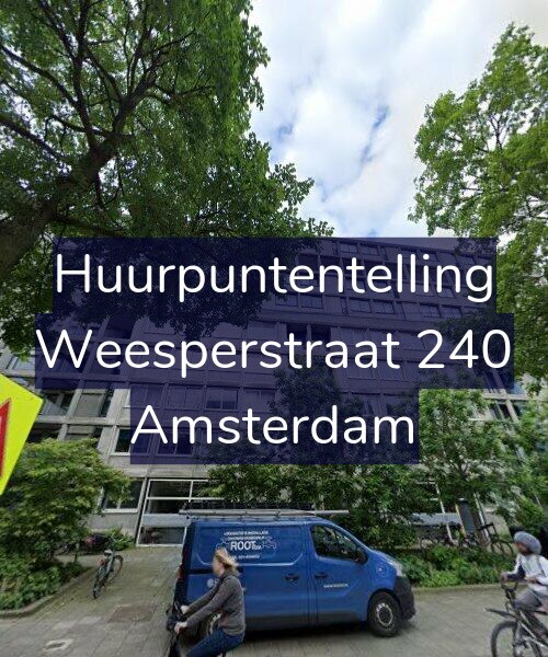 Foto gevel Huurpuntentelling voor Weesperstraat 240, Amsterdam