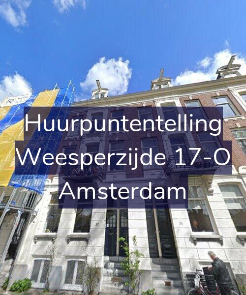 Foto gevel Huurpuntentelling voor Weesperzijde 17-O, Amsterdam