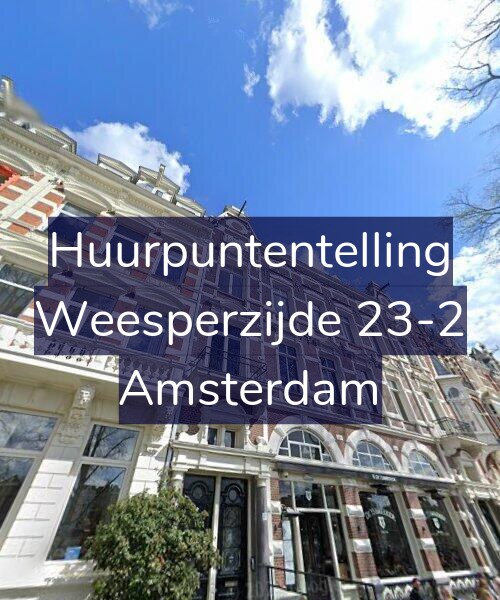 Foto gevel Huurpuntentelling voor Weesperzijde 23-2, Amsterdam