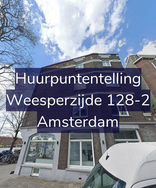 Foto gevel Huurpuntentelling voor Weesperzijde 128-2, Amsterdam